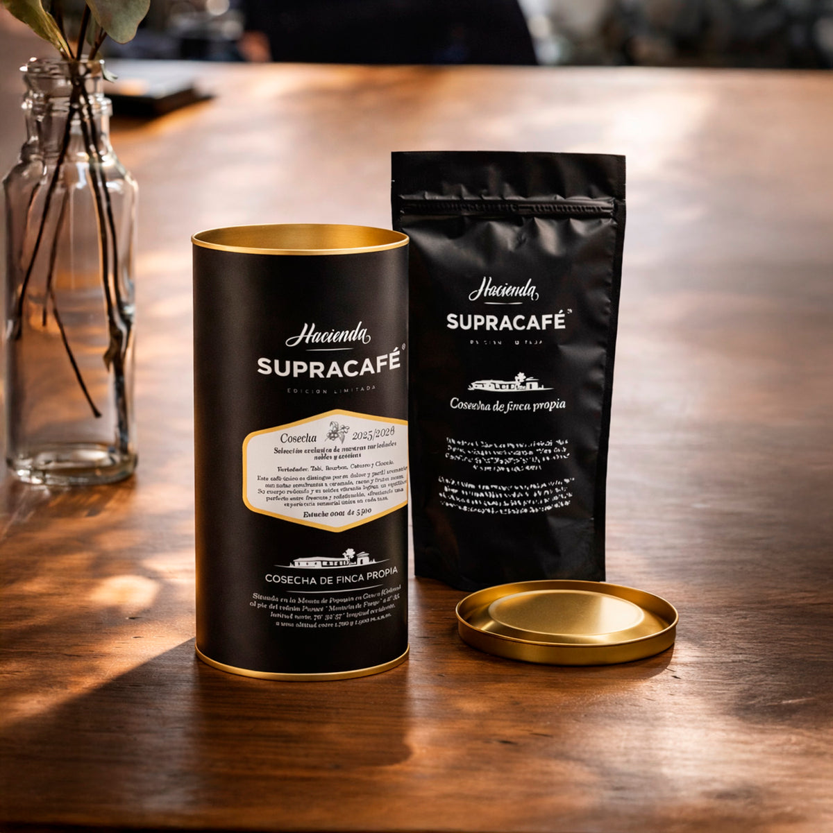 Café de Colombia de cosecha propia Hacienda Supracafé · Blend