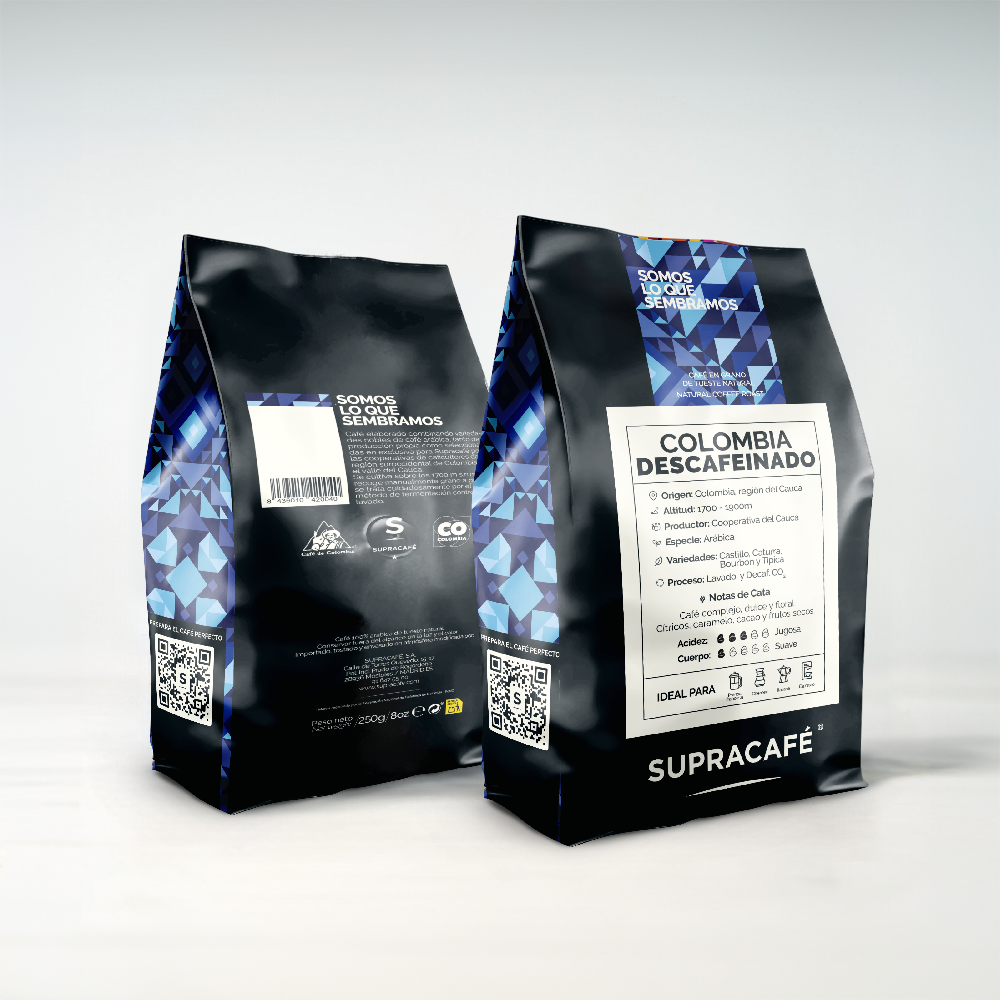 Café de Colombia Cauca Descafeinado